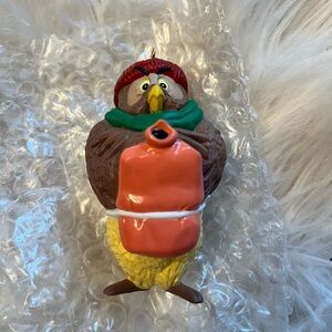 Vintage 1997 Hallmark Winnie the Pooh COLD OWL 3" CHRISTMAS TREE ORNAMENT